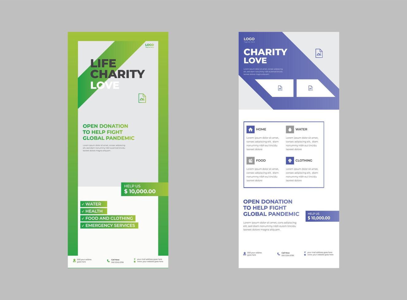 Free Clothing Donation Flyer template to customize