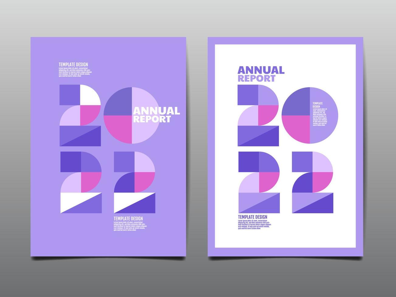 annual report 2022 future, business, template layout design, cover book , flat design background. vector