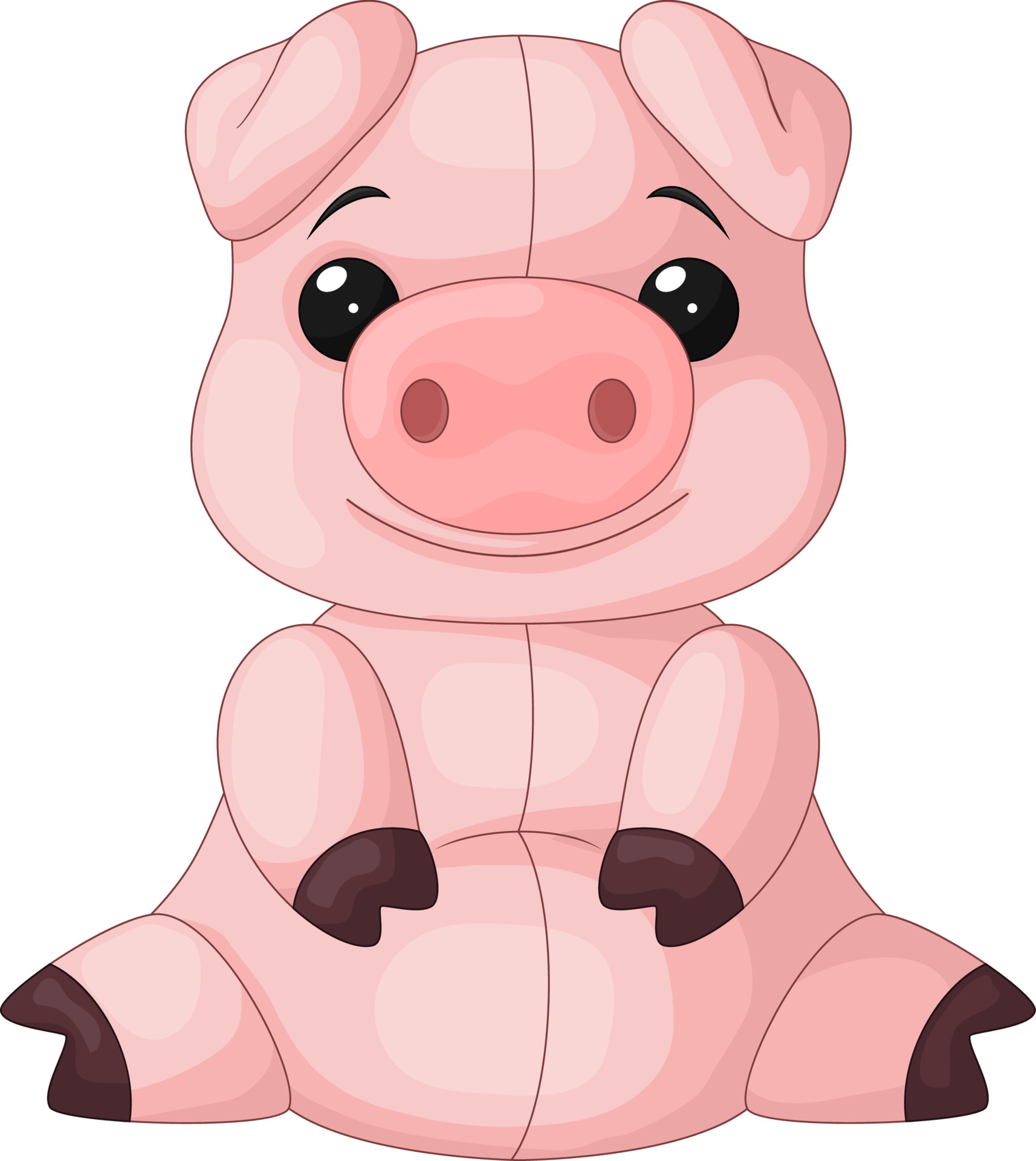 pink pigs cartoon