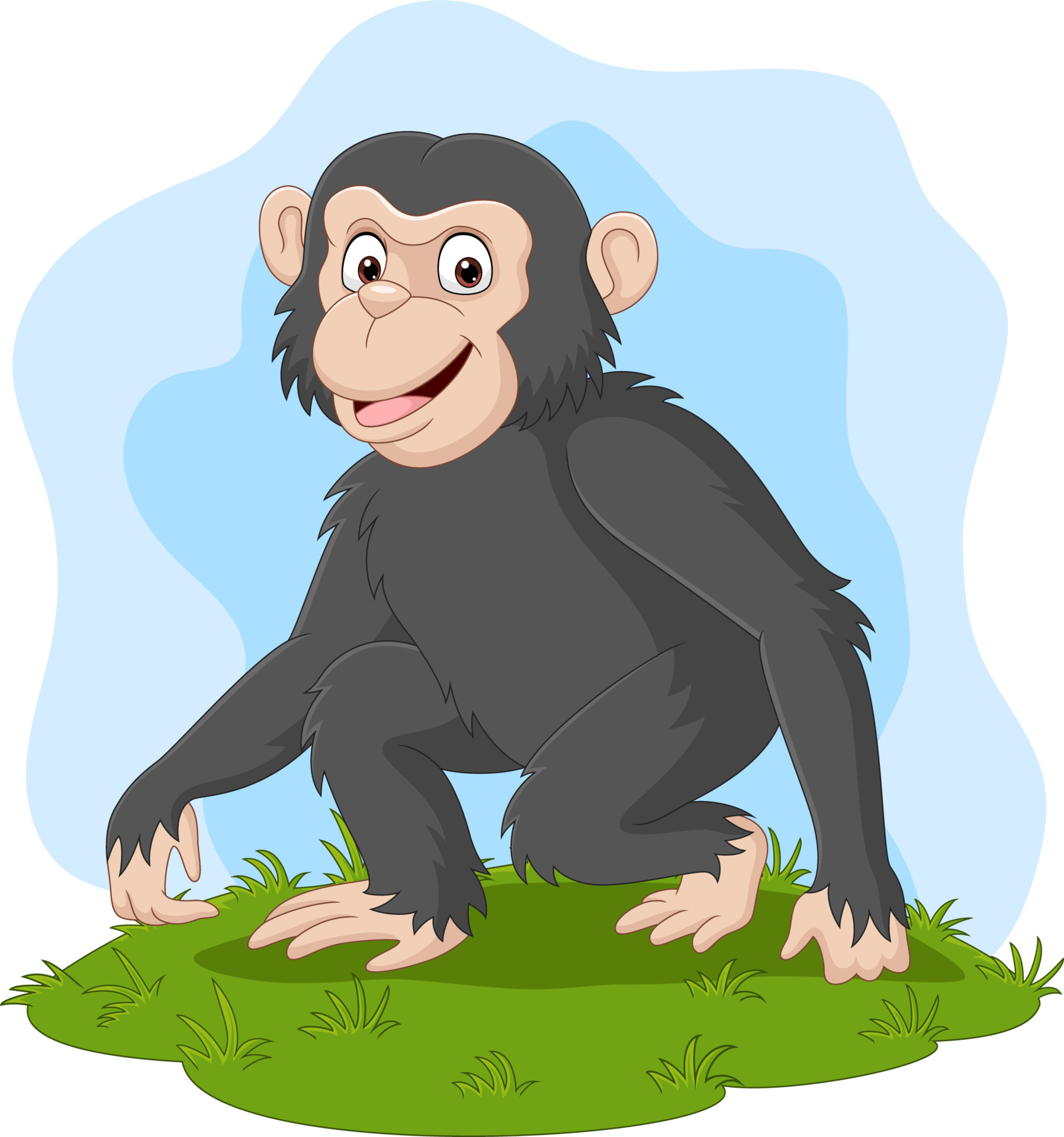 Chimpanzee Cartoon Vector Art, Icons, and Graphics for Free Download Chimpanzee Cartoon Vector Art, Icons, and Graphics for Free Download