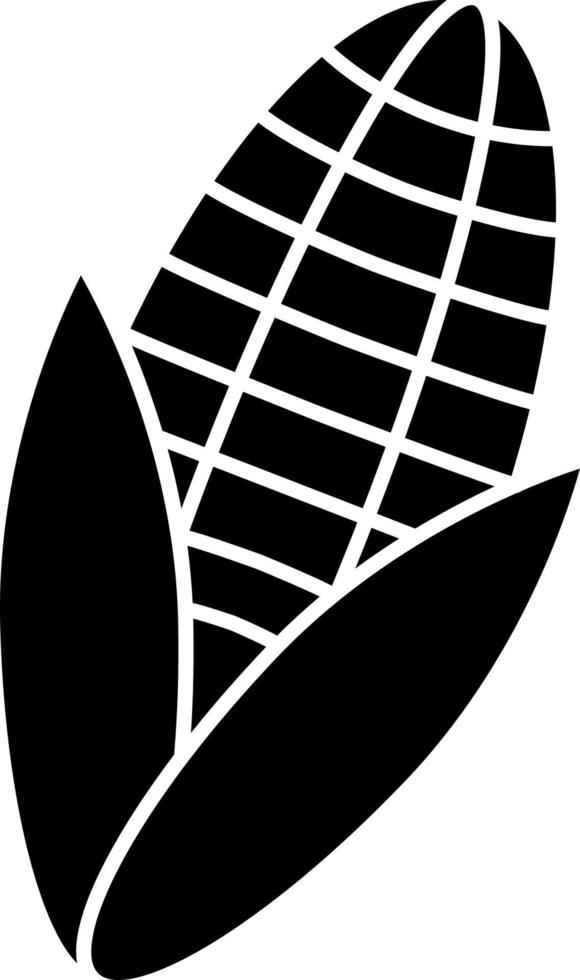 Corn Glyph Icon Fruit Vector