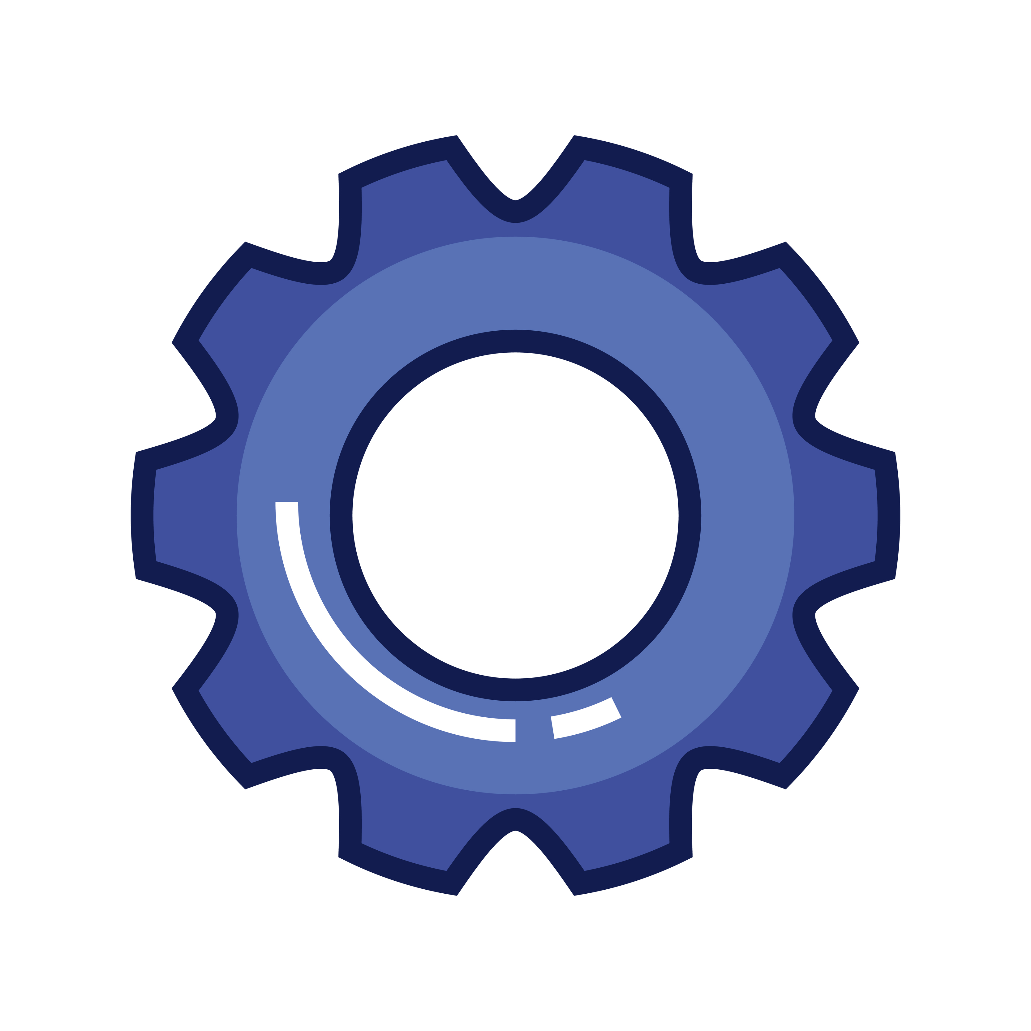 gear icon, sprocket , setting on white background 5162635 Vector Art at  Vecteezy