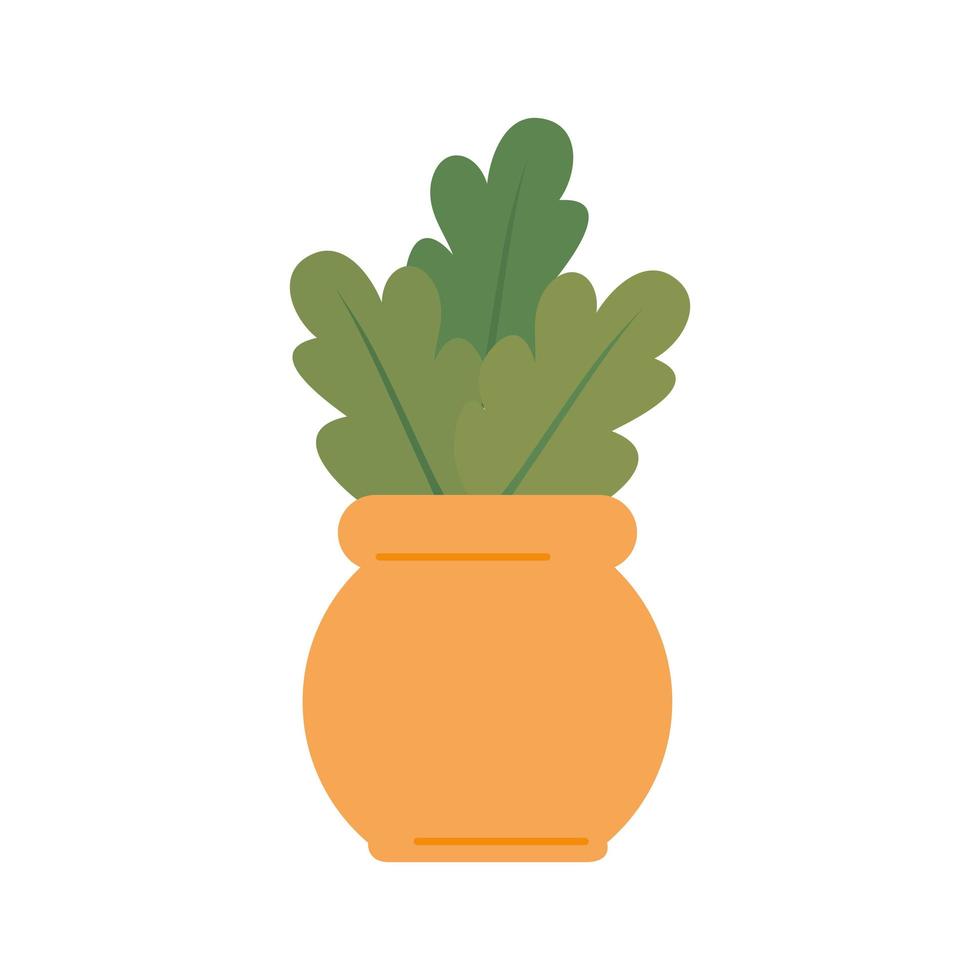 house pot plant on white background vector