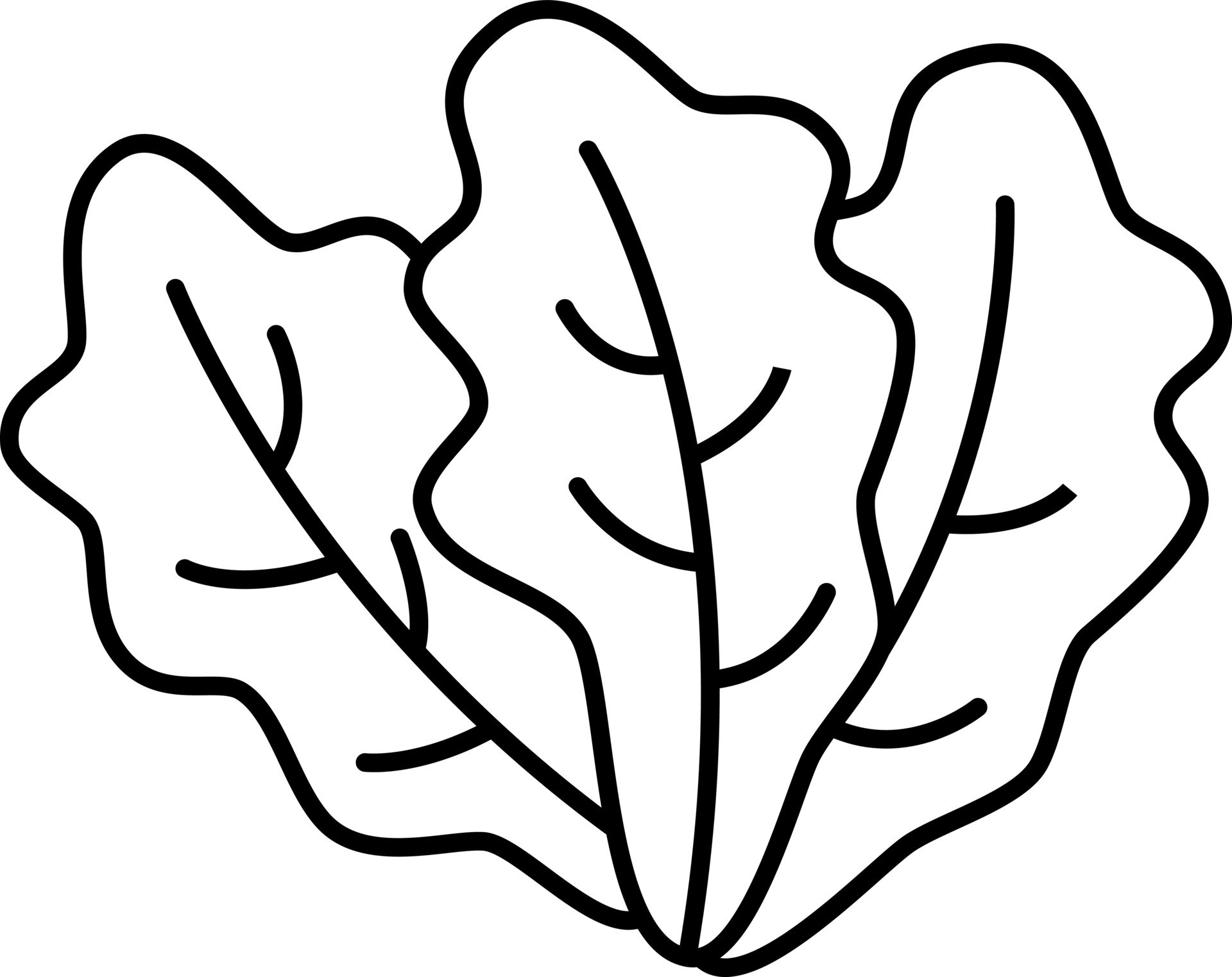 Romaine Lettuce Vector Art, Icons, and Graphics for Free Download