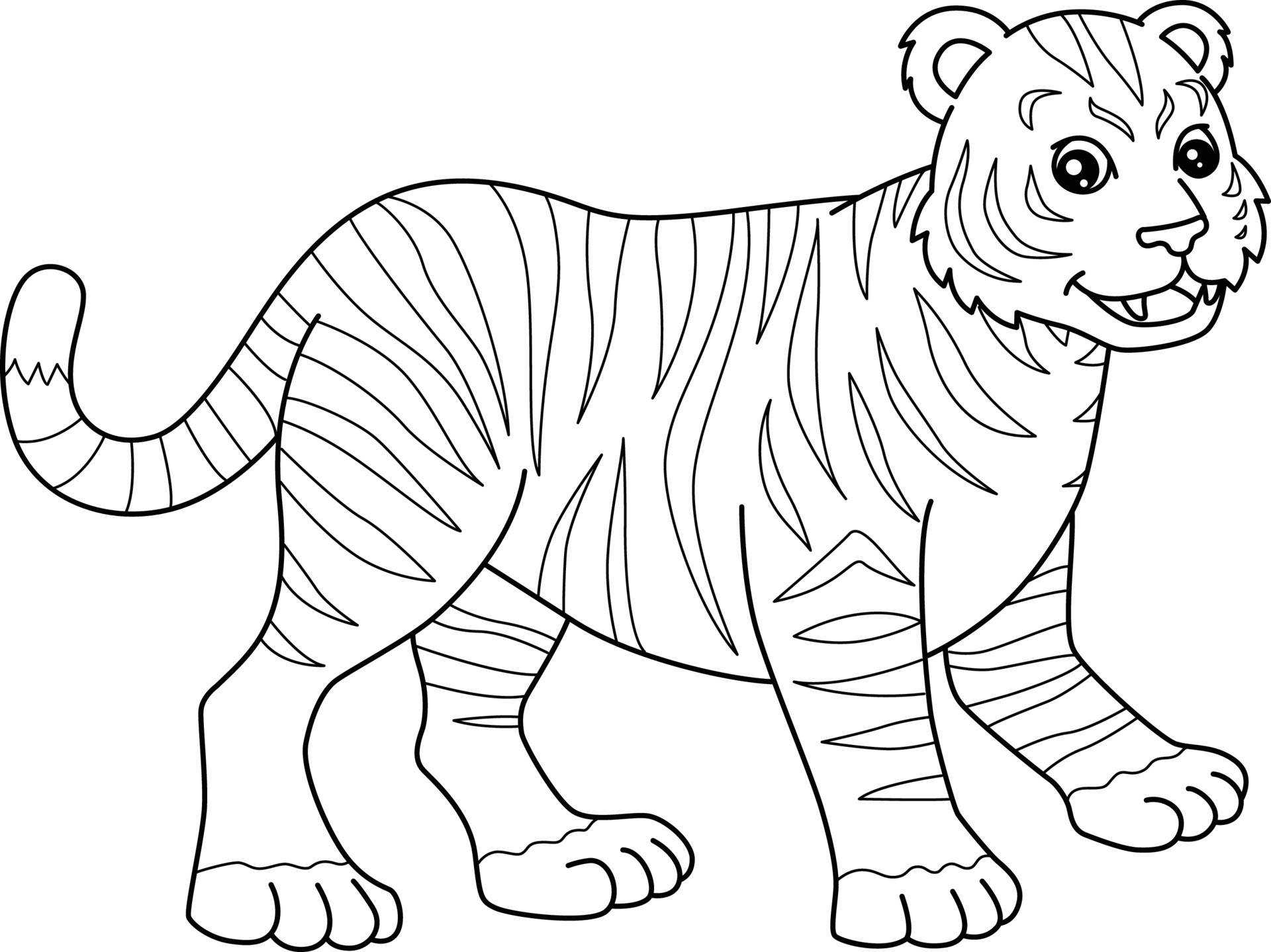 tiger picture coloring pages