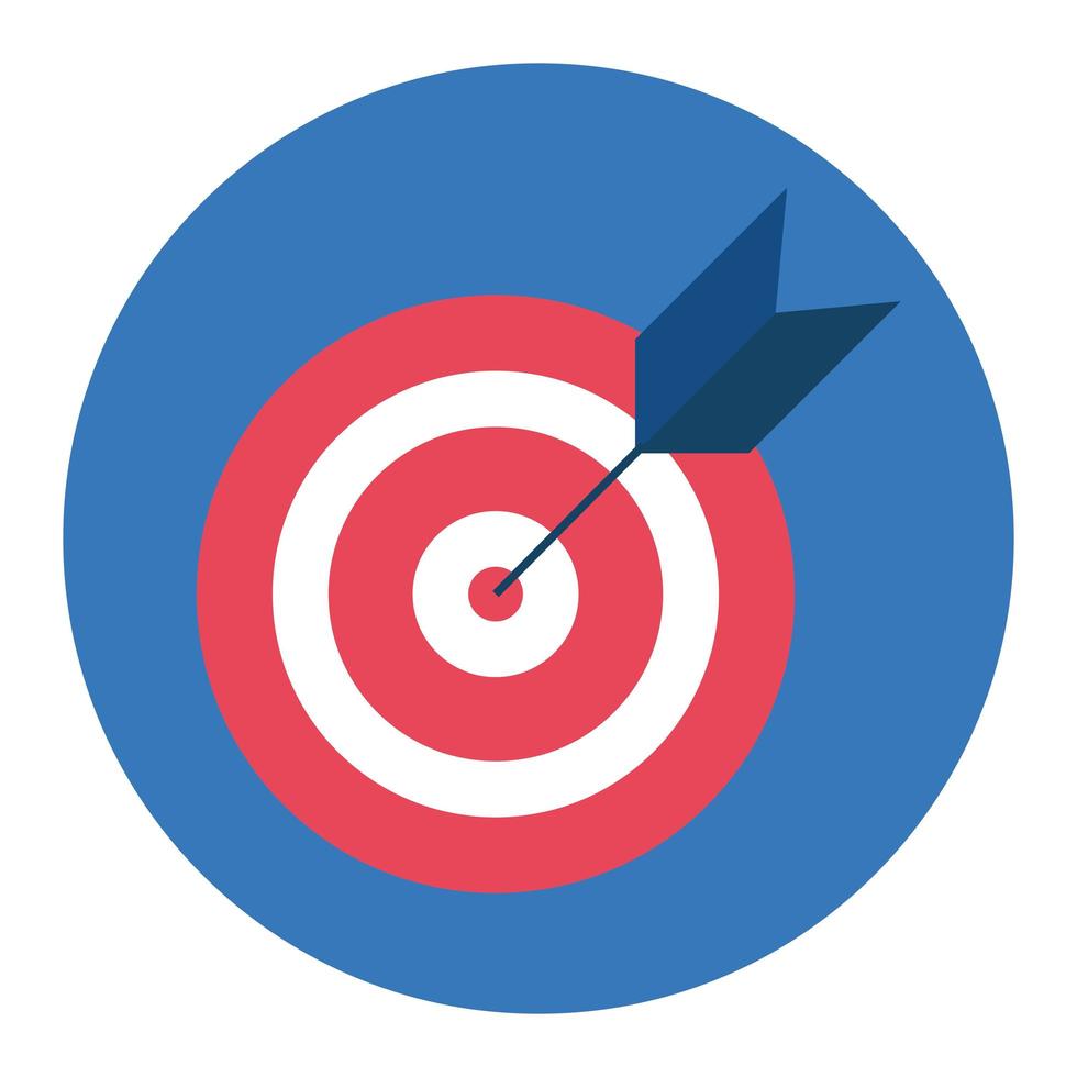 Isolated target icon vector design