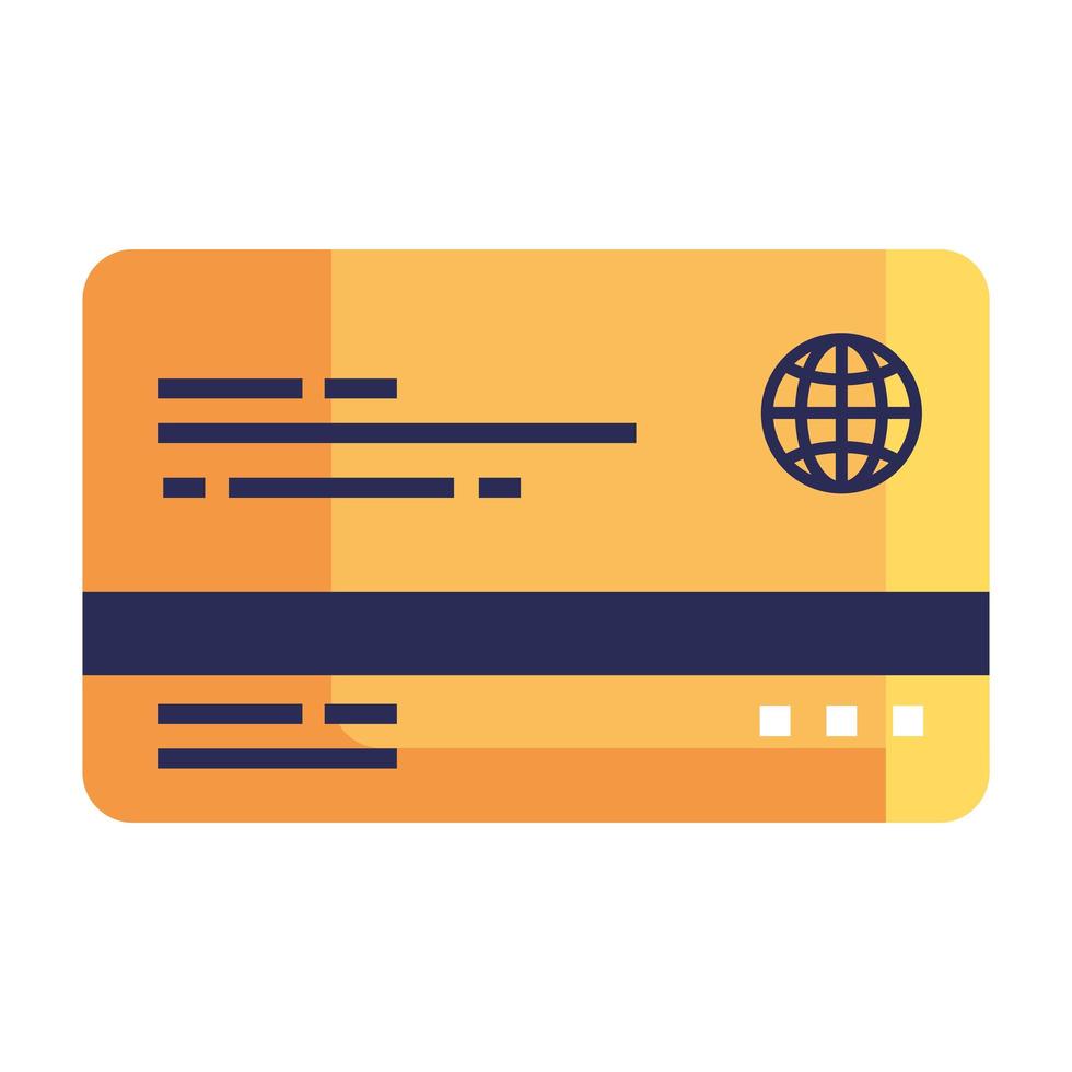 credit card icon vector design