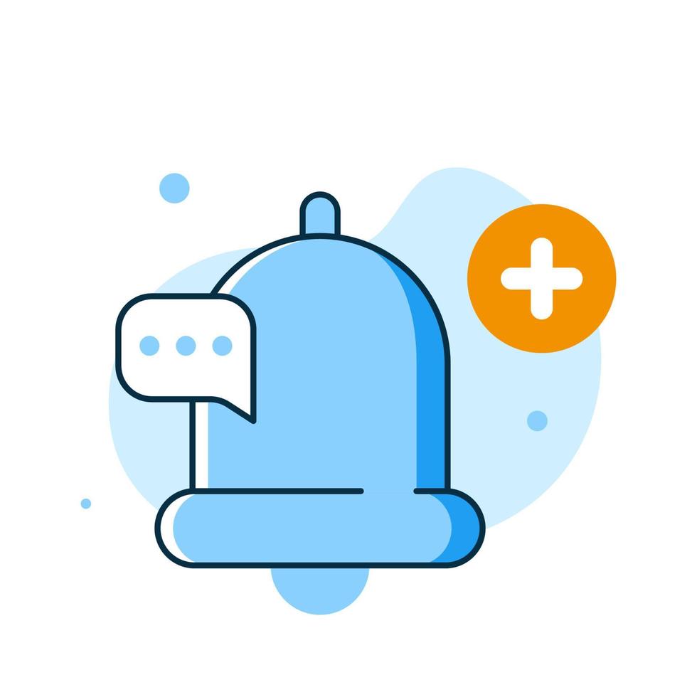 enable notification concept illustration flat design vector eps10. modern graphic element for landing page, empty state ui, infographic, icon