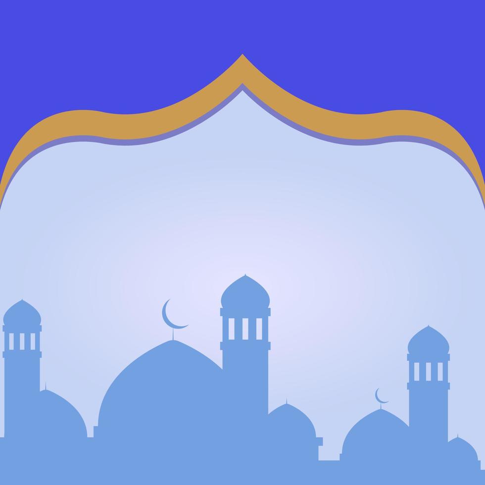 Illustration vector design of Islamic Background