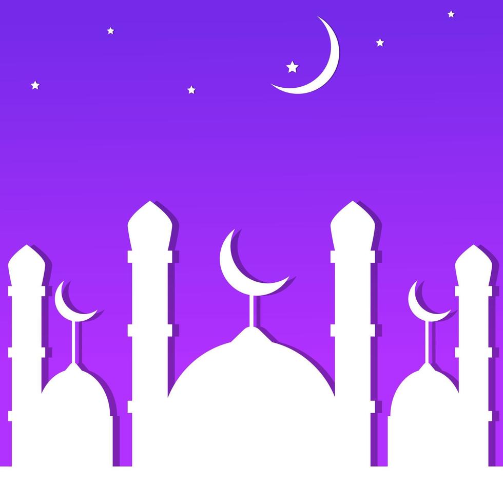 Illustration vector design of Islamic Background