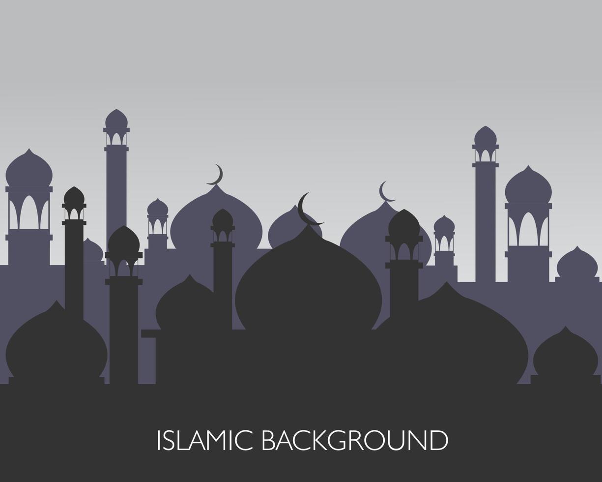 Illustration vector design of Islamic Background