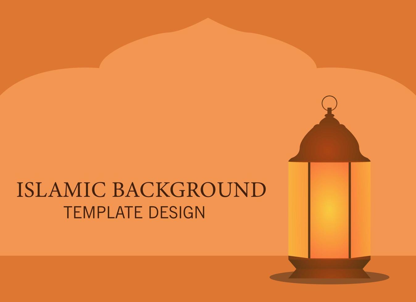 Illustration vector design of Islamic Background