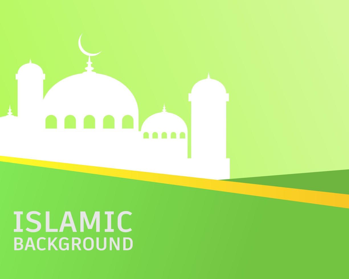 Illustration vector design of Islamic Background