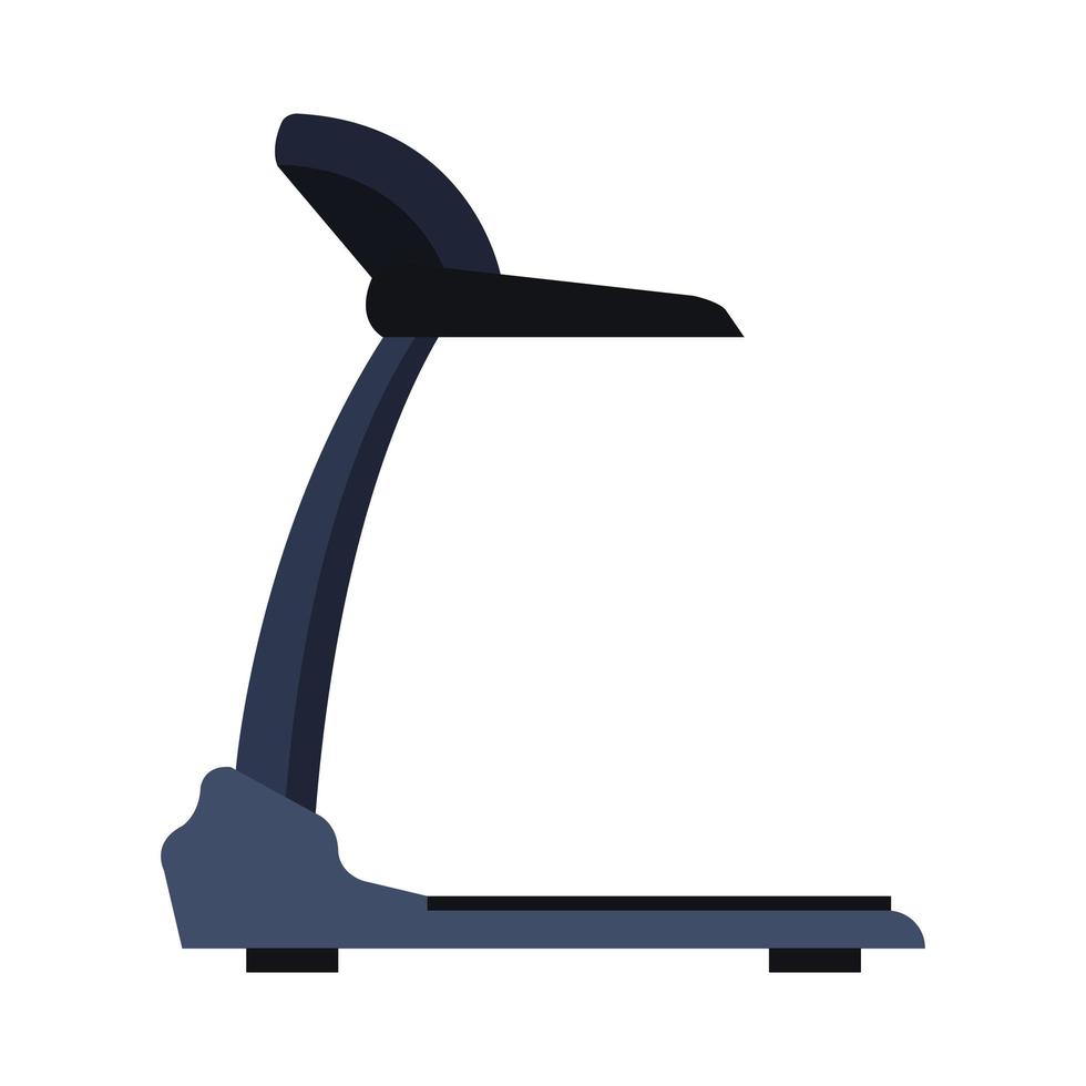 treadmill electronic, gym equipment in white background vector