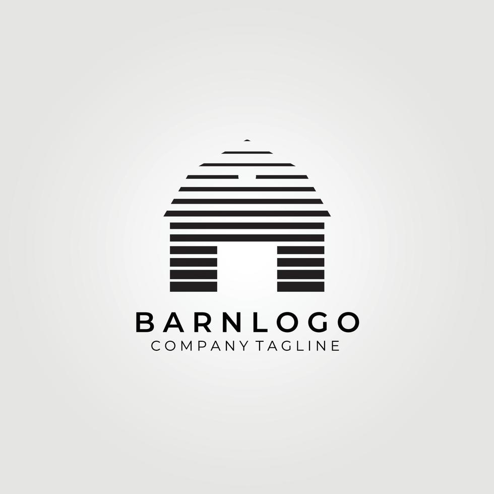 Barn logo vector illustration design
