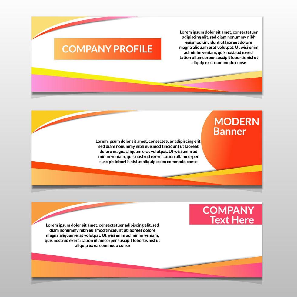 Vector abstract geometric design banner web template. Modern design. Vector illustration