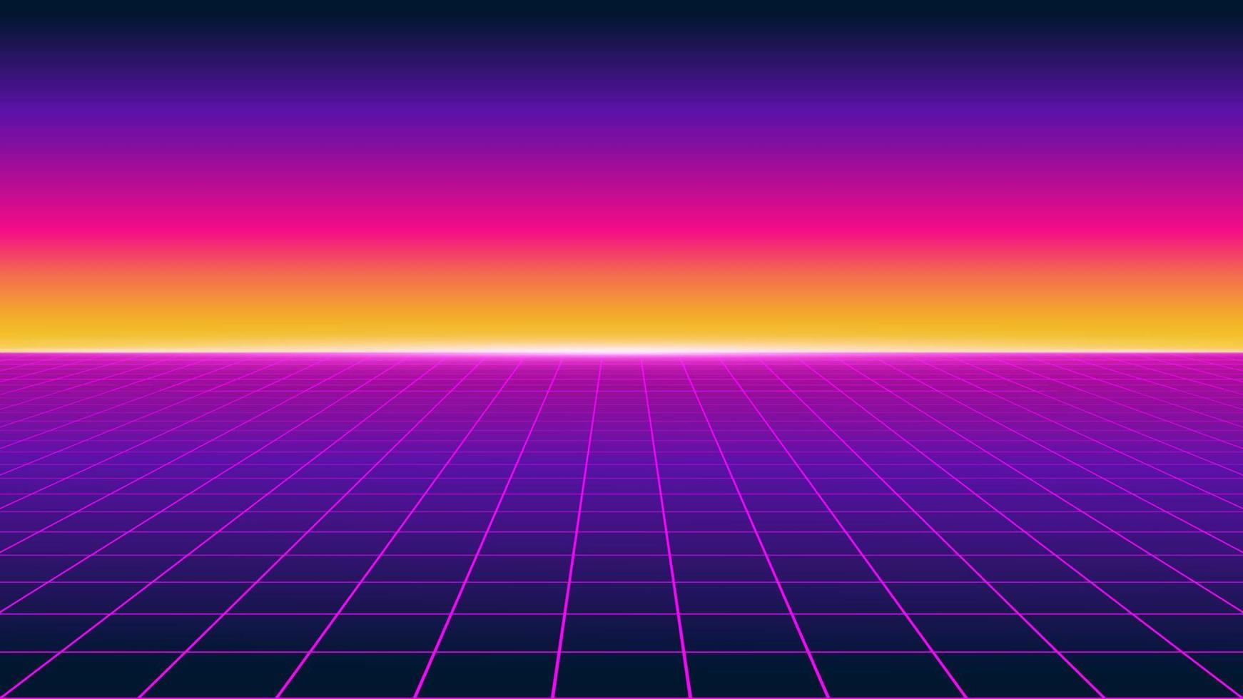 80s retro futuristic background. vector