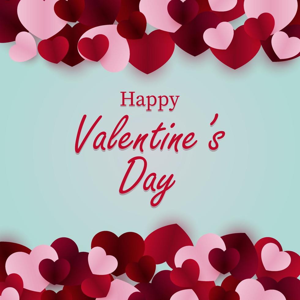 Valentine's day design. Design of valentine's day for greeting card, background, cover, invitation, brochure, and poster. vector