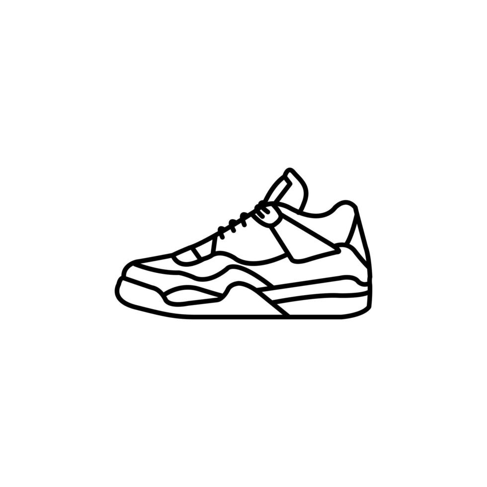 icono de vector de zapatos