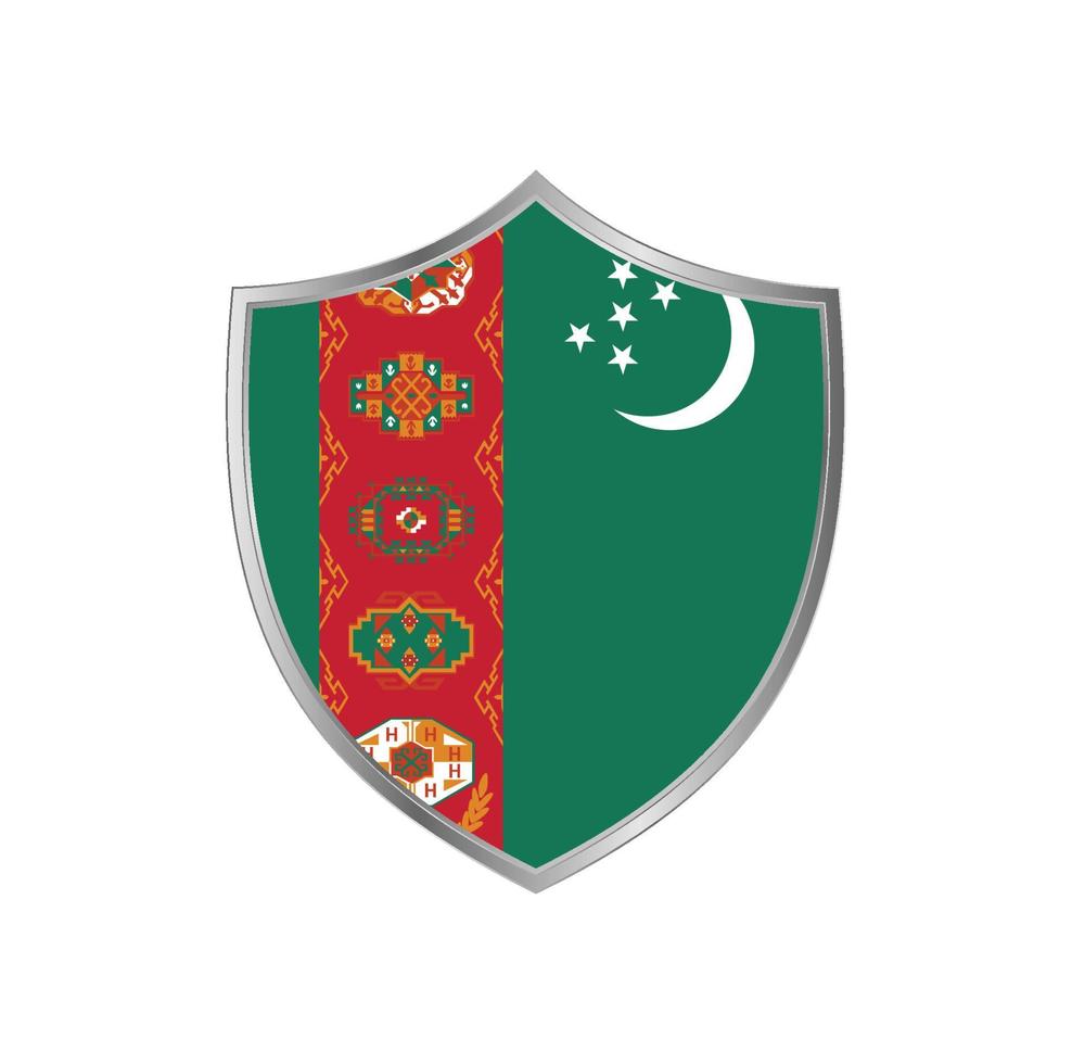 Turkmenistan Flag Vector