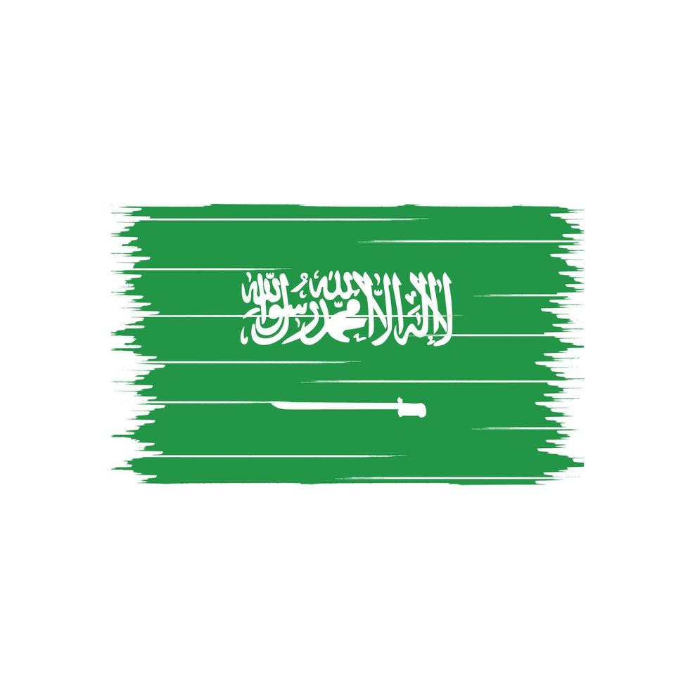 Saudi Arabia Flag Brush 5167422 Vector Art at Vecteezy