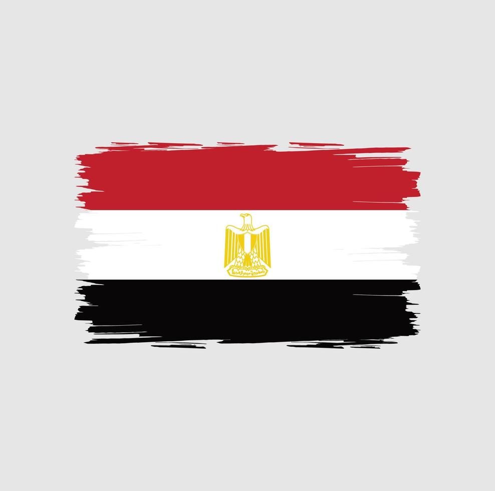 Flag of Iraq with watercolor brush style vector