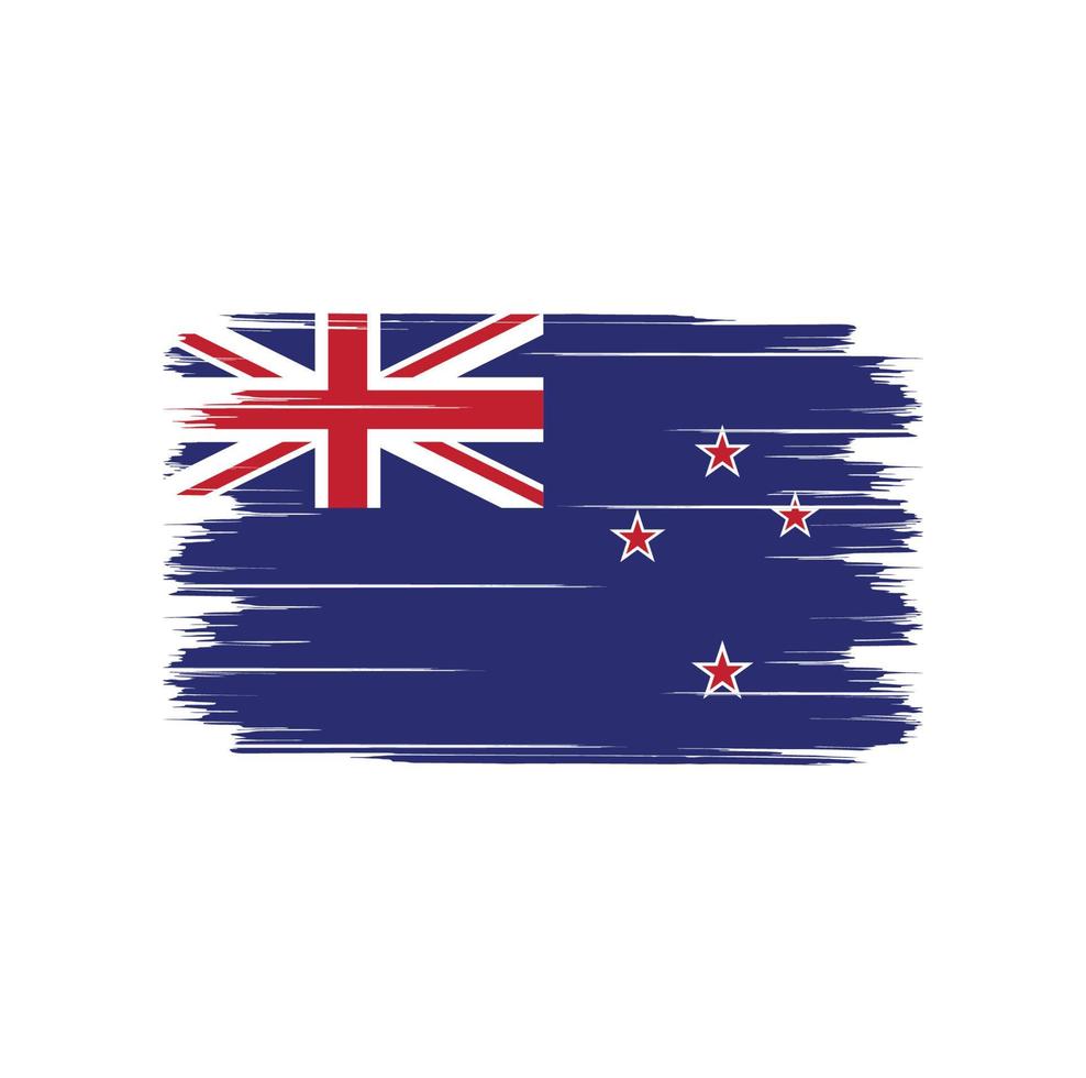 New Zealand Flag Brush vector