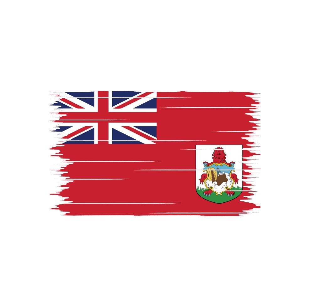 Bermuda Flag Brush vector