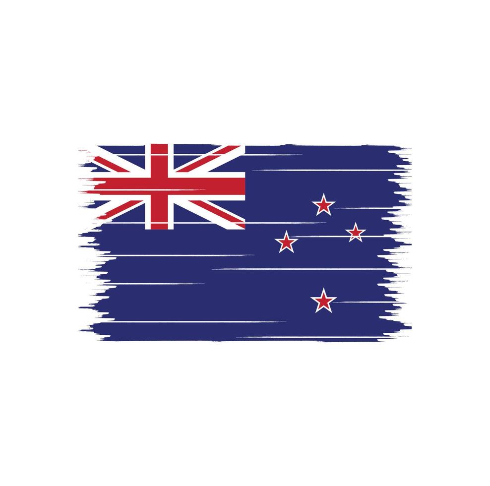 New Zealand Flag Brush vector