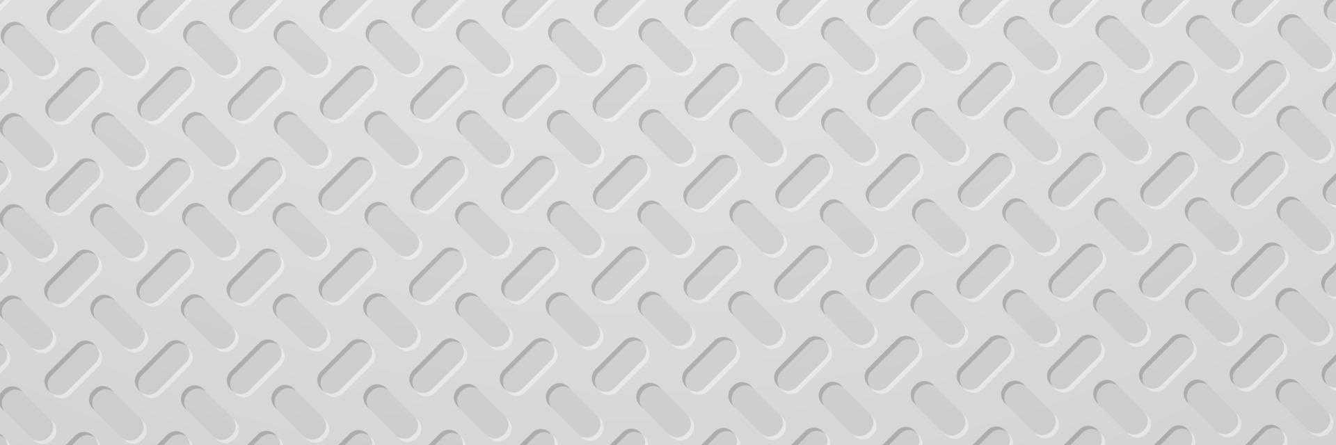 banner Abstract geometric white and gray color background vector illustration.