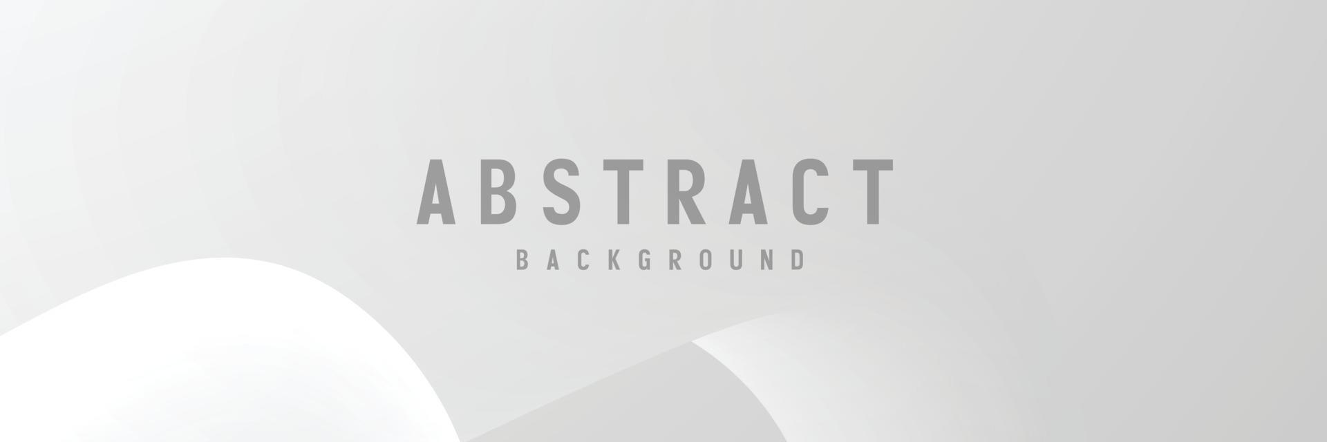 banner Abstract geometric white and gray color background vector illustration.