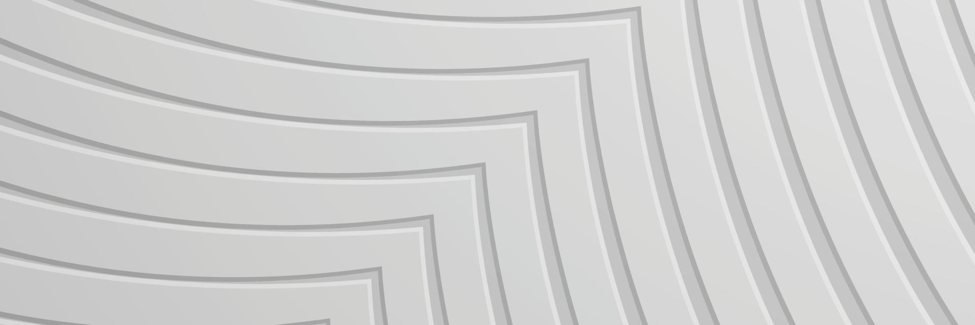 banner Abstract geometric white and gray color background vector illustration.