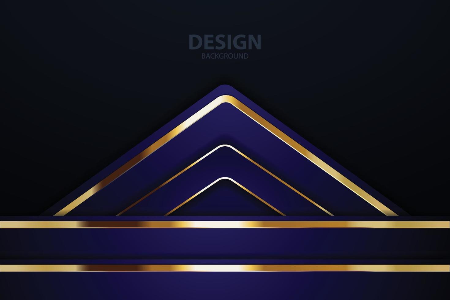 Tablero de fondo de vector abstracto de banner dorado para diseño de texto y mensaje moderno. ilustración vectorial