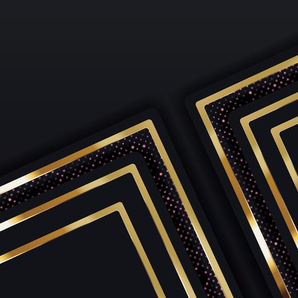 gold banner Abstract vector background board for text and message design modern. vector illustration