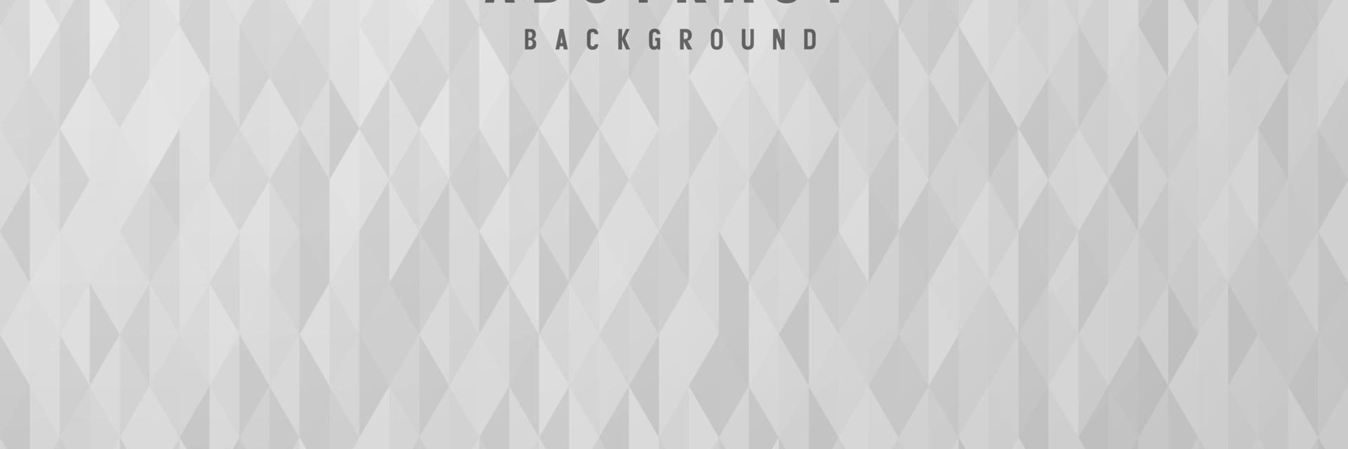 banner Abstract geometric white and gray color background vector illustration.