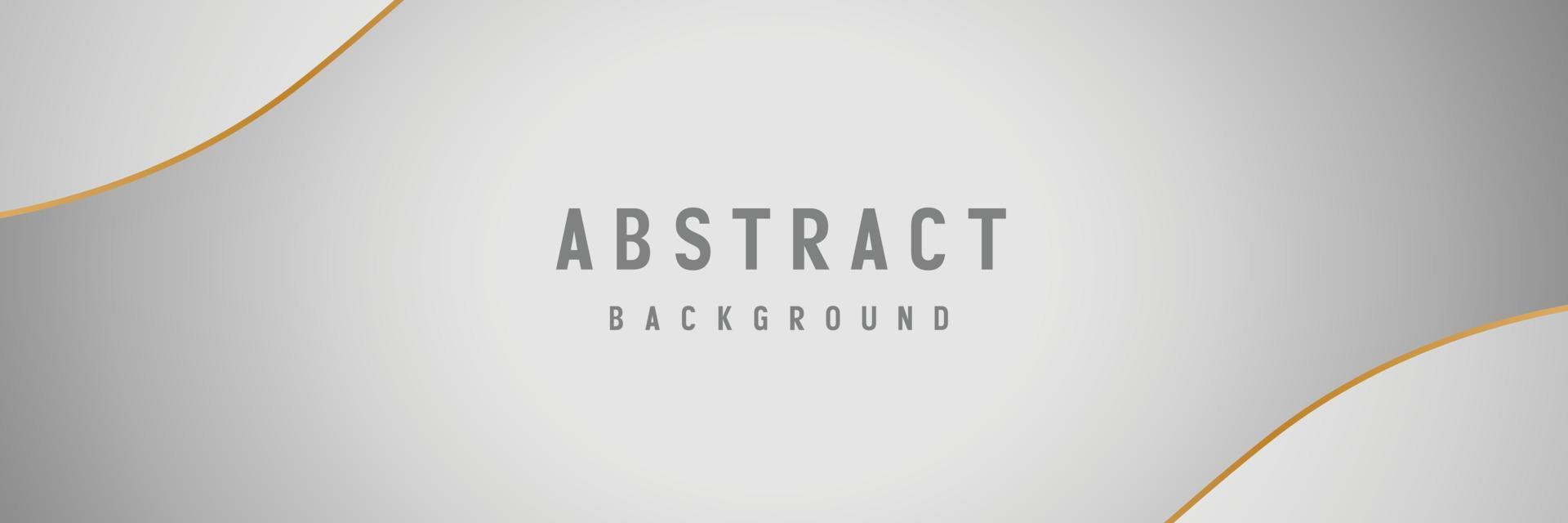 banner Abstract geometric white and gray color background vector illustration.