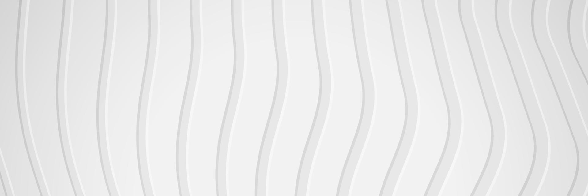 banner Abstract geometric white and gray color background vector illustration.