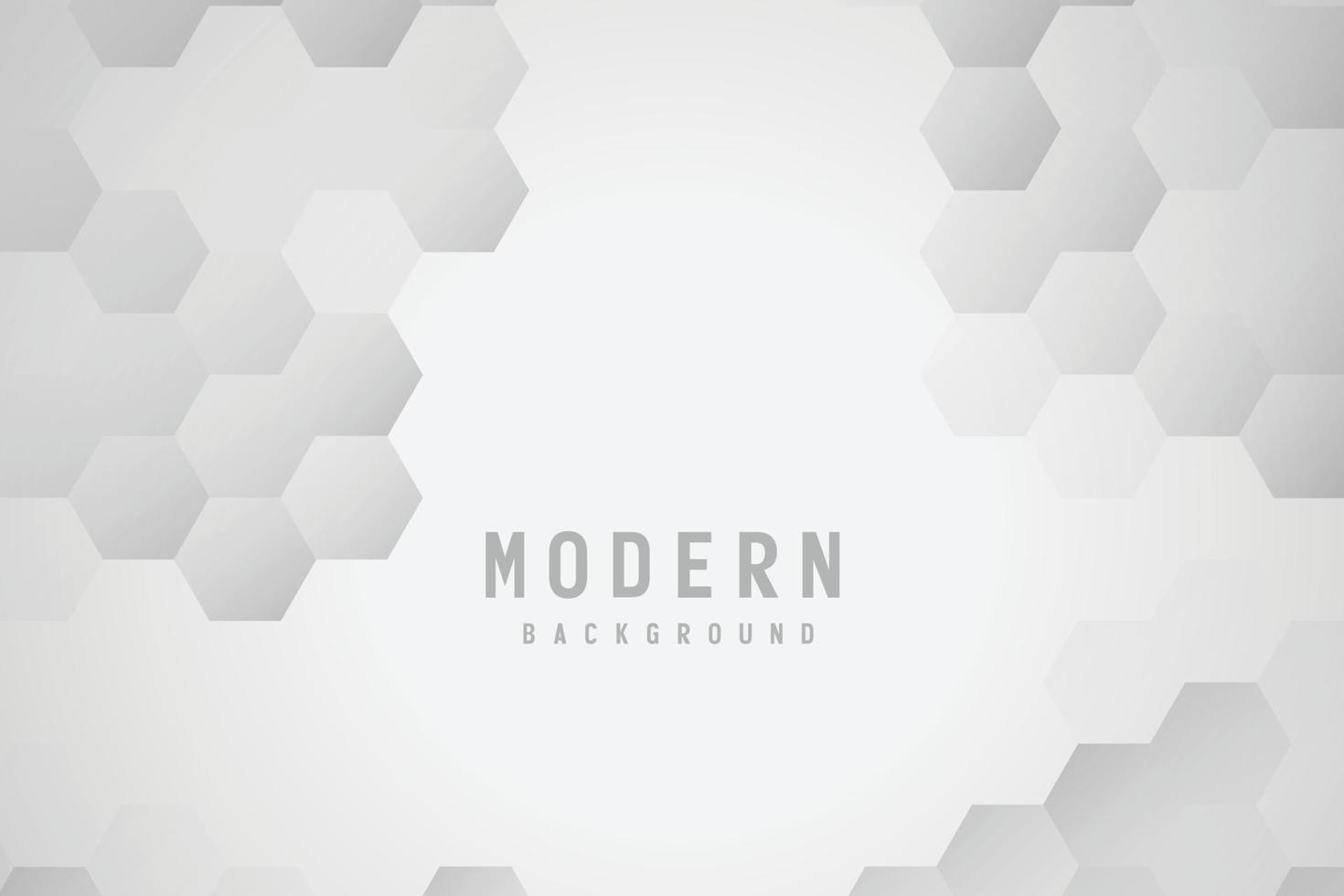 banner Abstract geometric white and gray color background vector illustration.