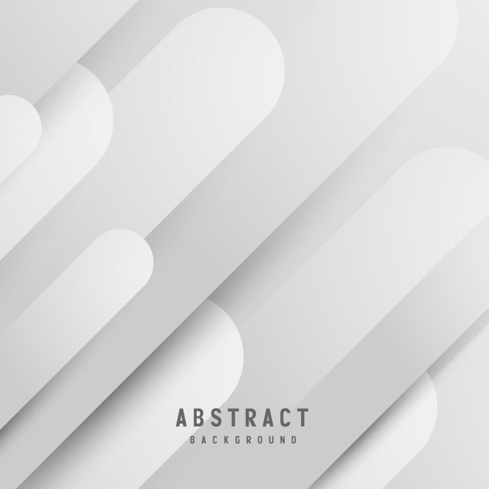 banner Abstract geometric white and gray color background vector illustration.