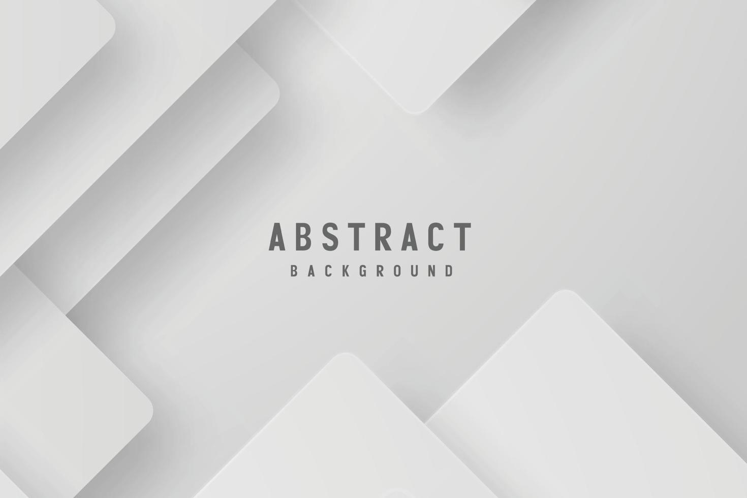 banner Abstract geometric white and gray color background vector illustration.