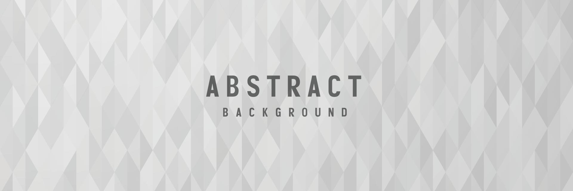 banner Abstract geometric white and gray color background vector illustration.