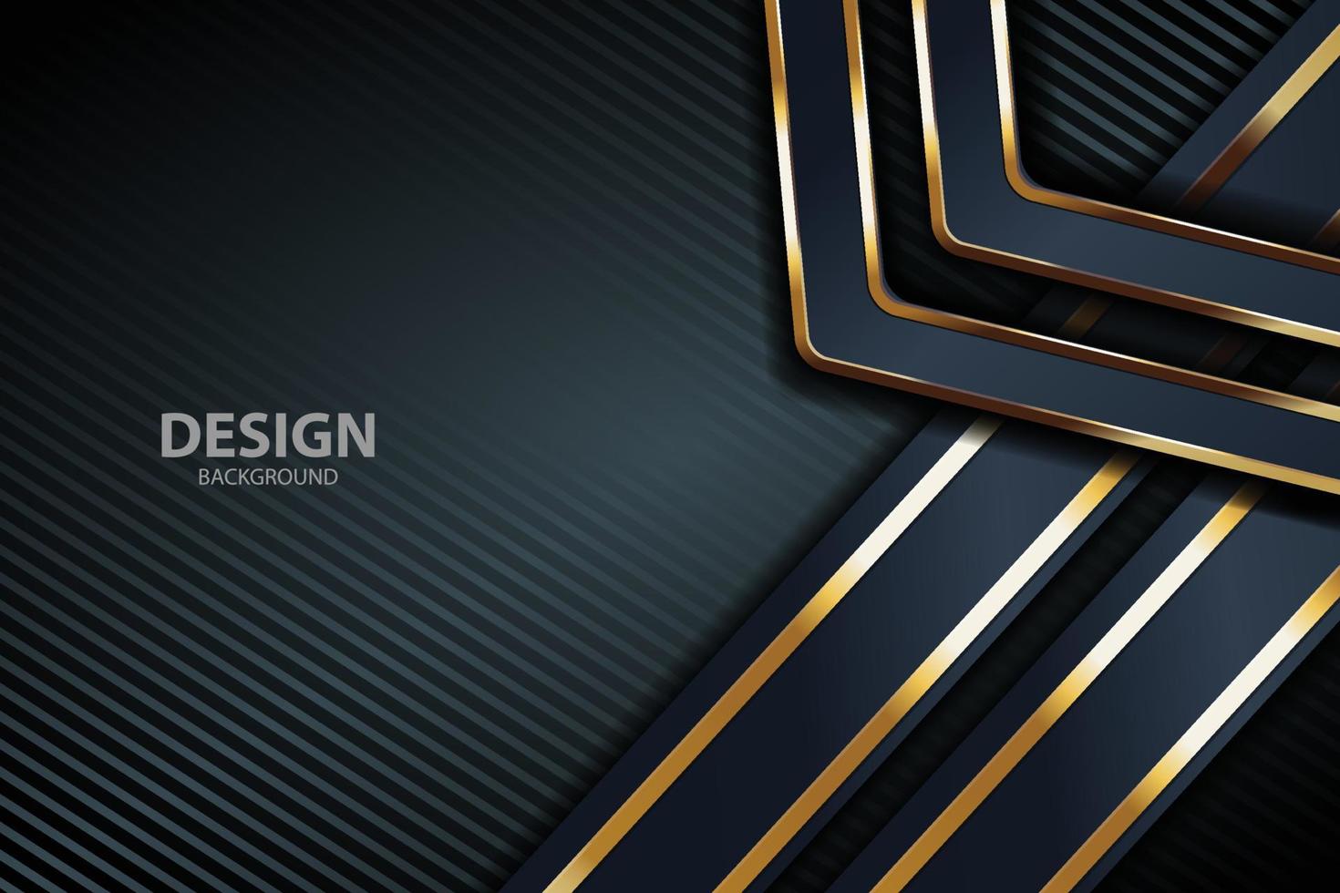 Tablero de fondo de vector abstracto de banner dorado para diseño de texto y mensaje moderno. ilustración vectorial