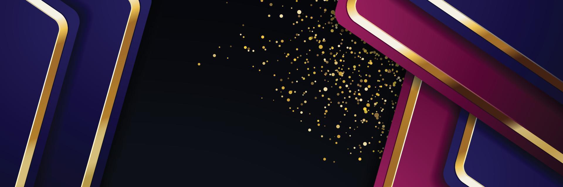 gold banner Abstract vector background board for text and message design modern. vector illustration