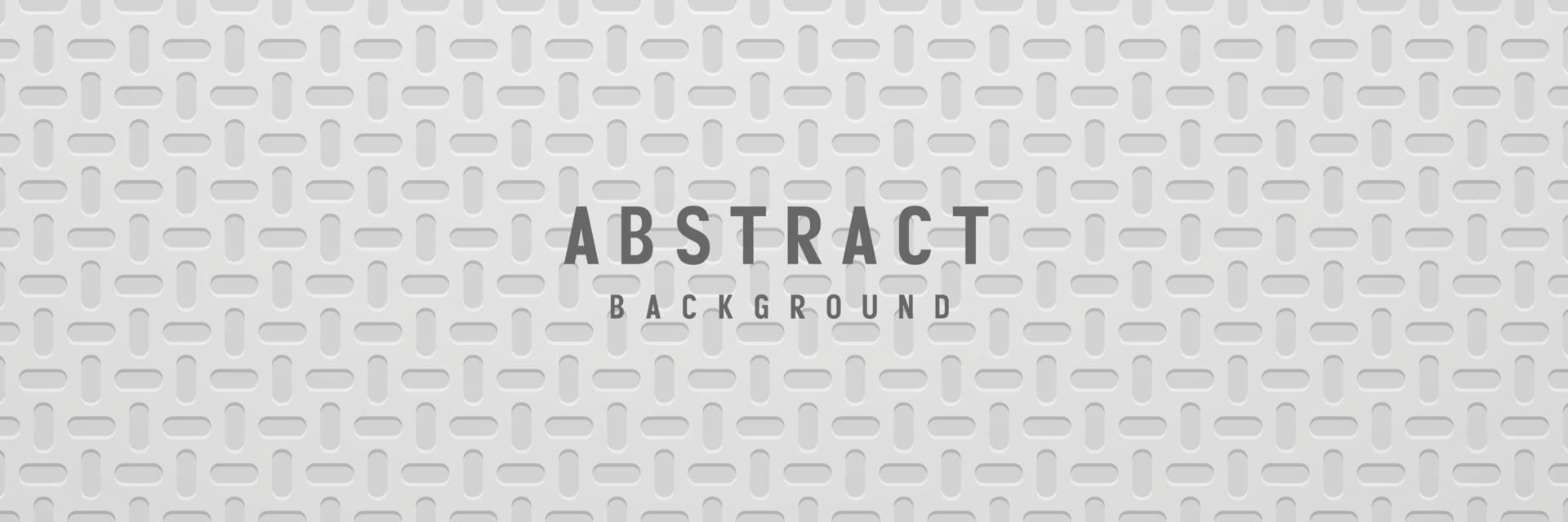 banner Abstract geometric white and gray color background vector illustration.