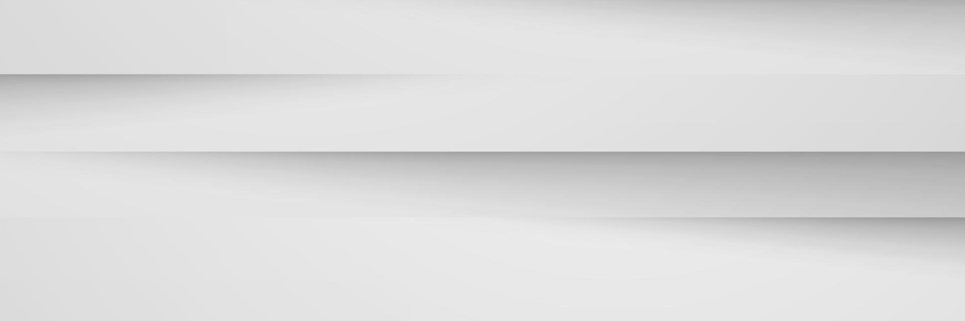 banner Abstract geometric white and gray color background vector illustration.