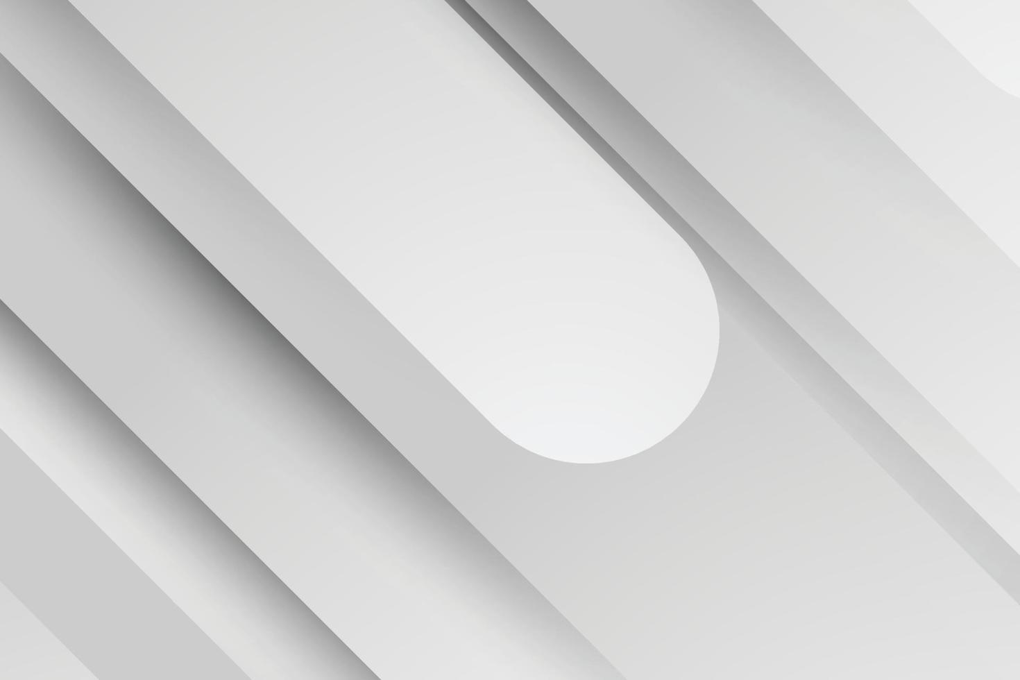 banner Abstract geometric white and gray color background vector illustration.