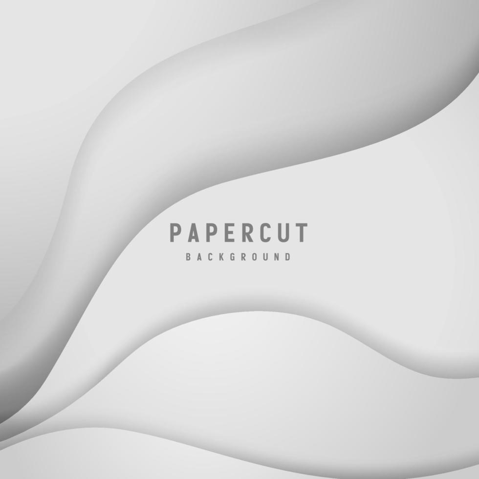 banner Abstract geometric white and gray color background vector illustration.