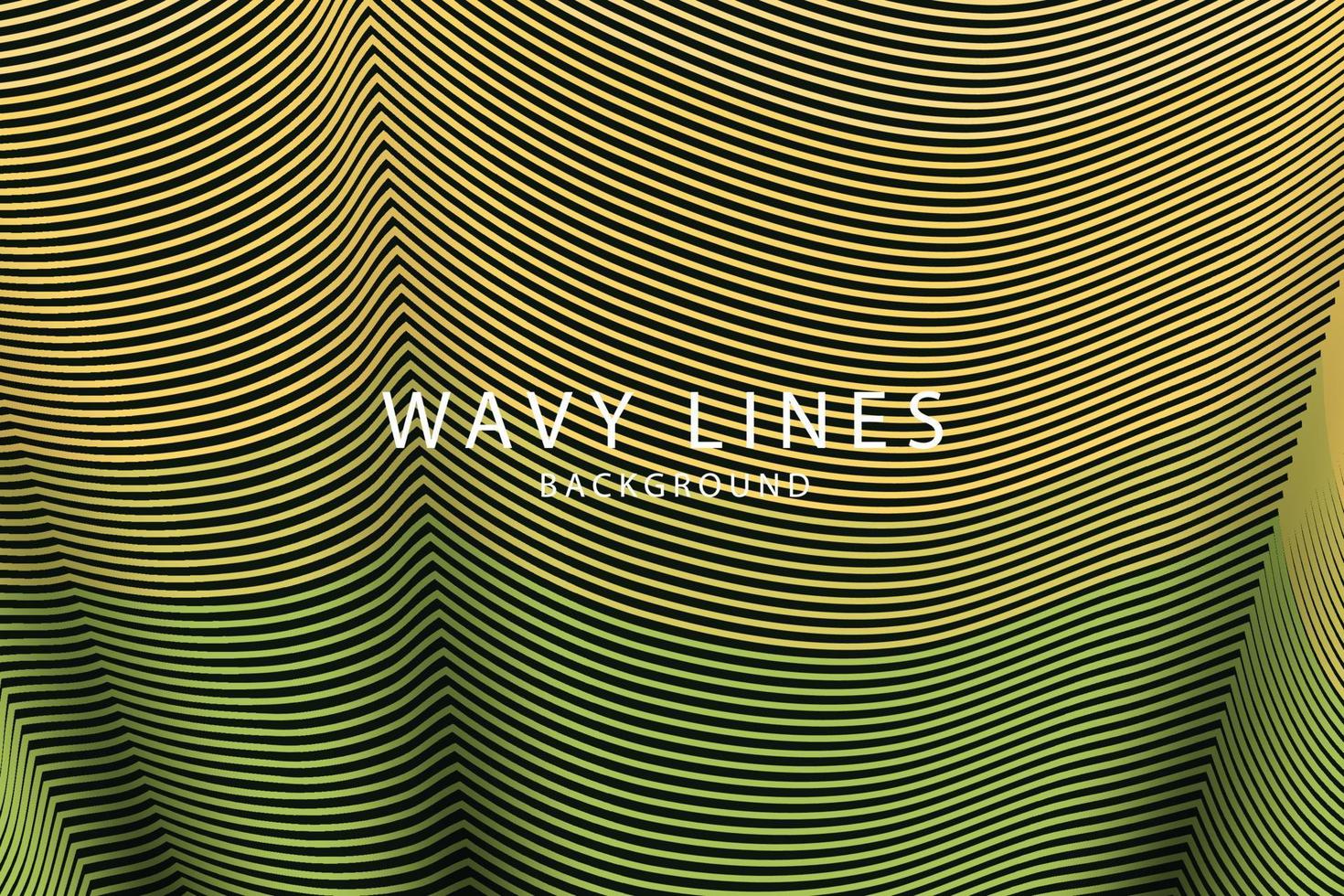 banner Wave Lines Pattern an Abstract Stripe Background, Vector