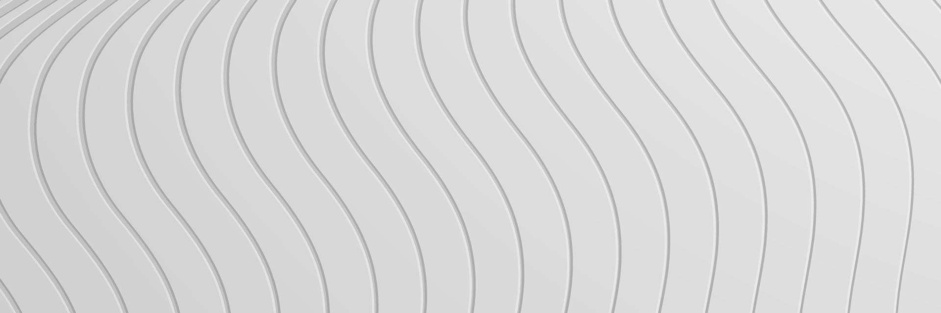 banner Abstract geometric white and gray color background vector illustration.