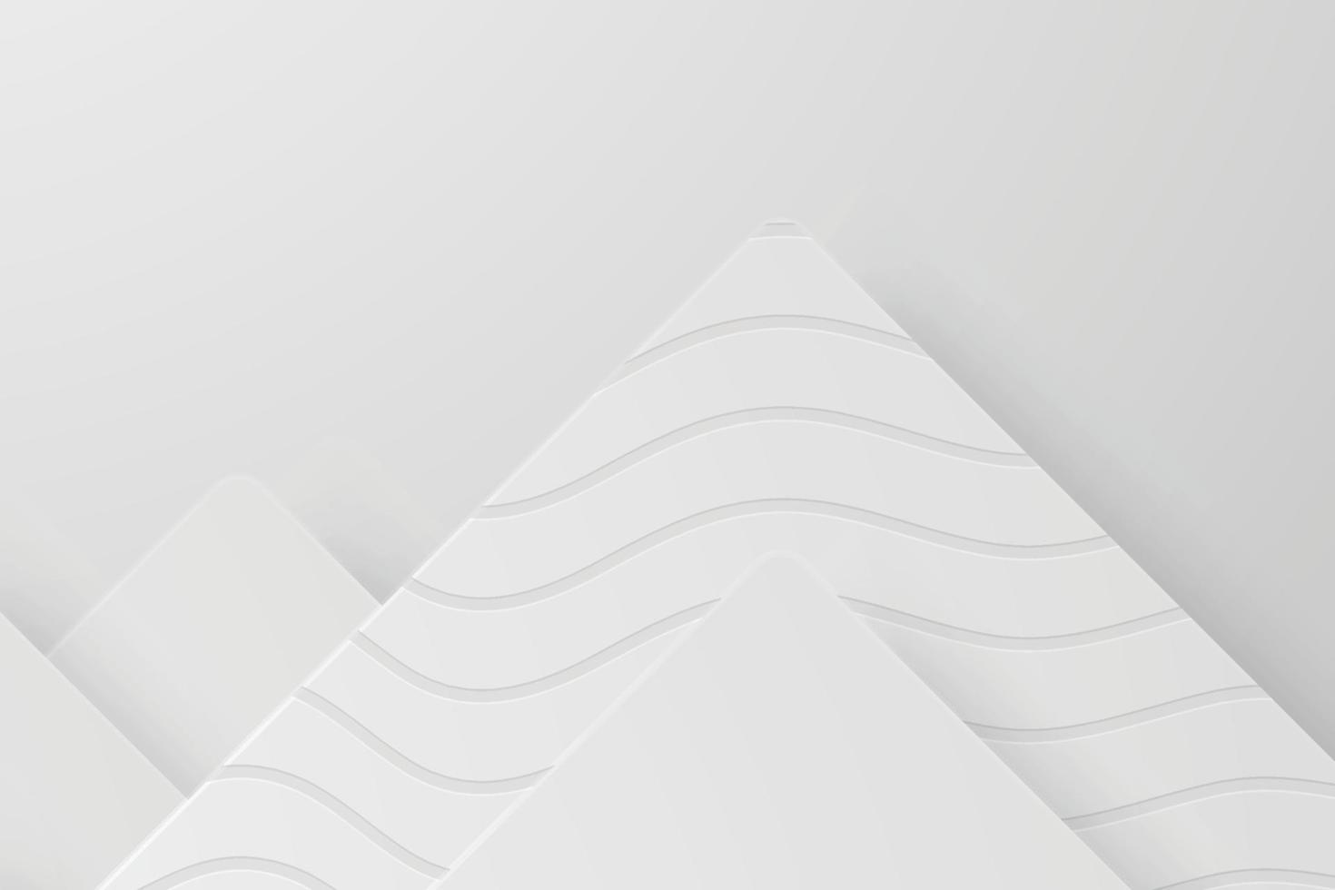 Ilustración de vector de fondo de color blanco y gris geométrico abstracto de banner.